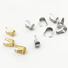 Зажим для подвески из нержавеющей стали серебристого и золотого цвета