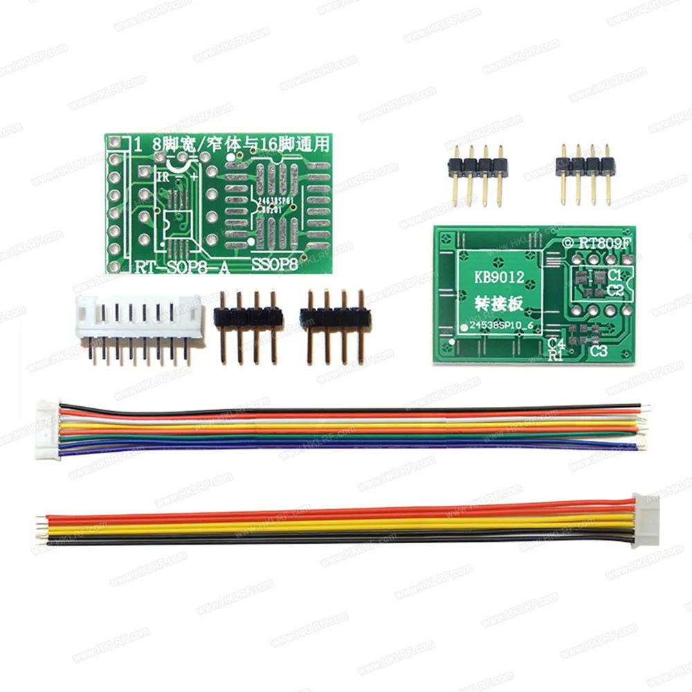 RT809F программатор+ 9 элементов+ 1,8 в/SOP8 SOP16 адаптер гнездо+ Sop8 IC клип VGA lcd ISP универсальный программатор