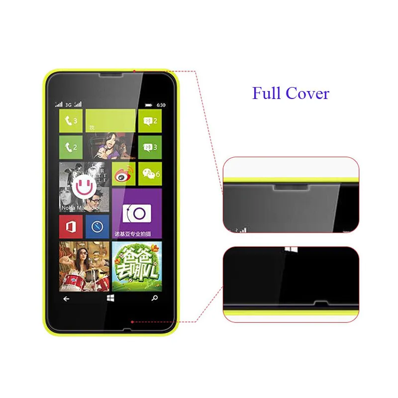 Motjerna Закаленное стекло протектор экрана для Nokia Lumia 640 640XL 532 535 630 635 650 830 925 950 950XL