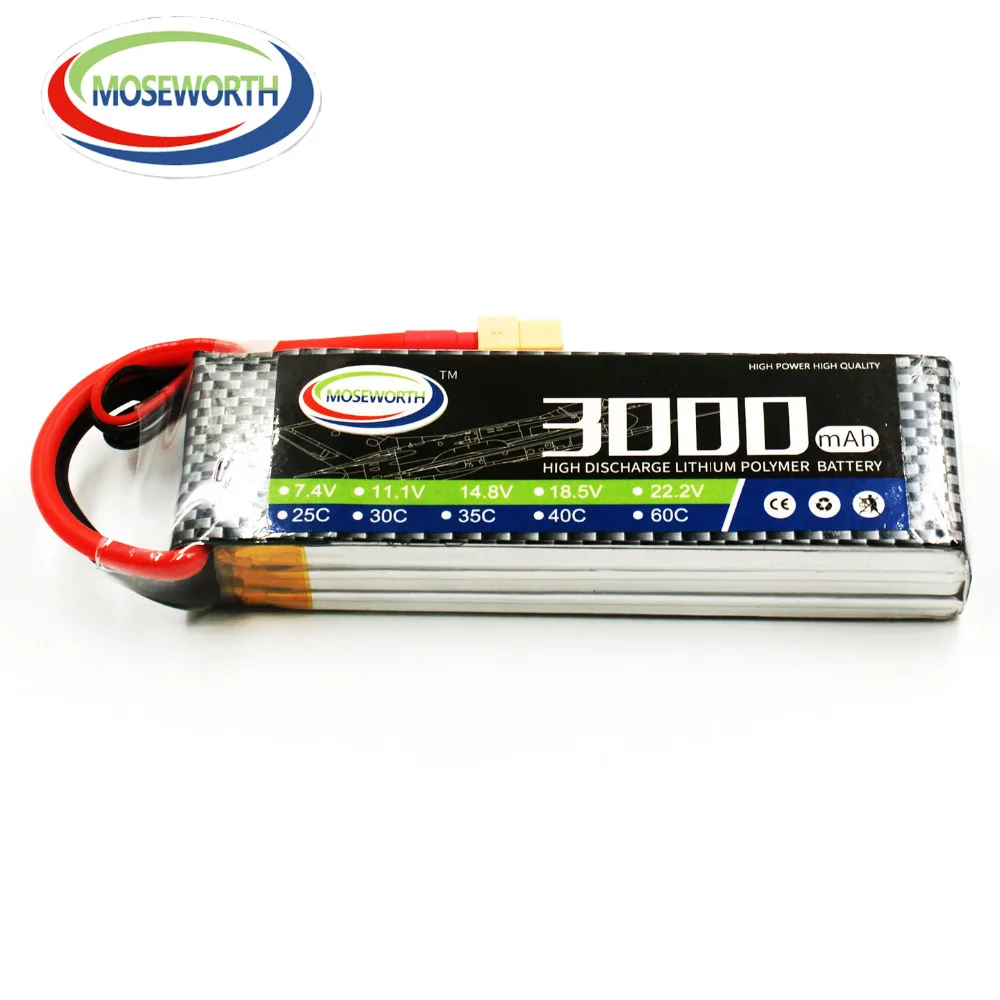 Аккумулятор LiPo для радиоуправляемых игрушек 3S 11 1 В 3000 мАч 60C батареи