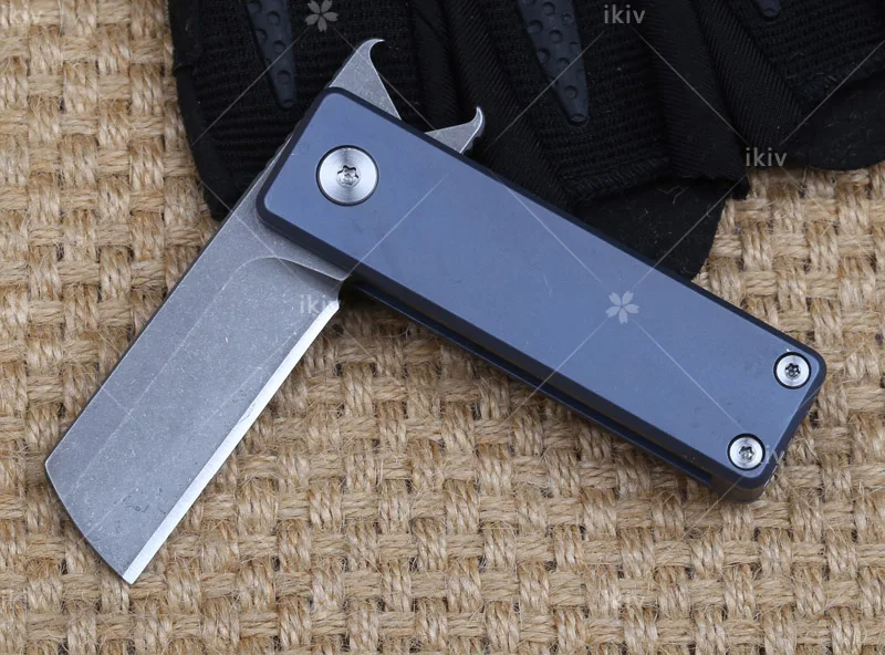 IKIV serge Mini Folding Knife M390 Blade Titanium Handle Tactical Survival Pocket Knives Camping Hunting Key EDC Tool 5 COLOR |