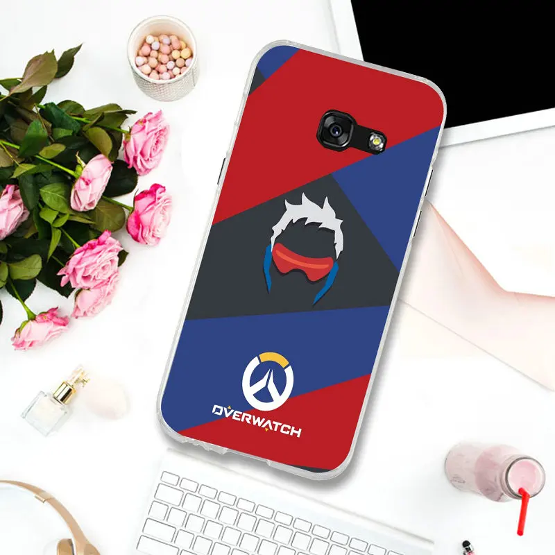 Overwatchs военных кораблей OW Hero Мягкие силиконовые чехлы для мобильных телефонов для Samsung Galaxy J3 J4 J5 J6 J7 J8 A3 A5 A7 сумки