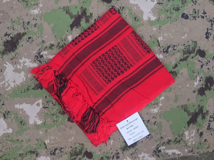 Хлопок Арабская Куфия шема шарф военные тактические шарфы утолщенные хиджаб квадратные ветрозащитные банданы походный шарф