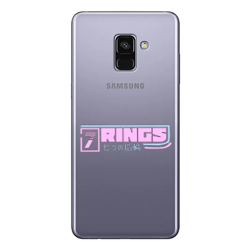 7 кольца; благодарим Вас, seguinte Ариана Гранде macio ядер doces caso de телефоны para o samsung S6, 7, 8, 9, 10, плюс край мягкий TPU чехол - Цвет: TPU