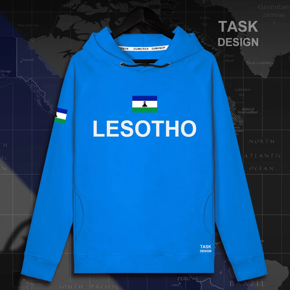 Мужская толстовка с капюшоном Лесото LSO Sotho basoto LS пуловер уличная одежда