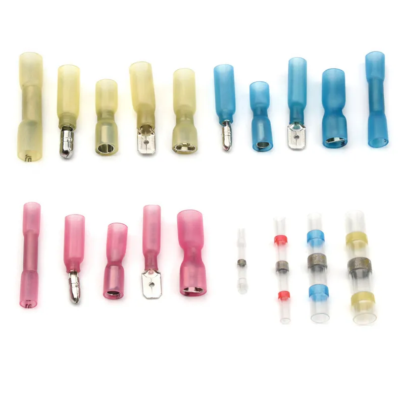 200 шт. термоусадочные стыковые соединители водонепроницаемый и уплотнительный