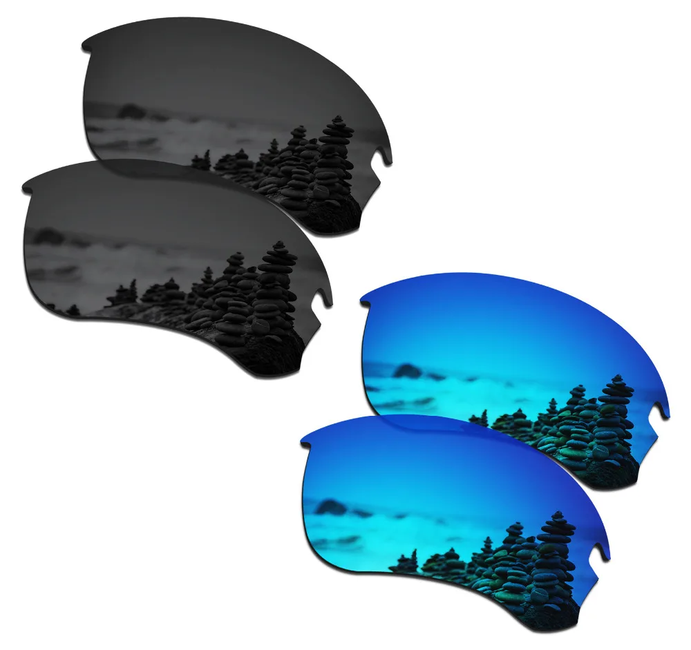 SmartVLT 2 пары поляризованных солнцезащитных очков Сменные линзы для Oakley Si Speed Jacket
