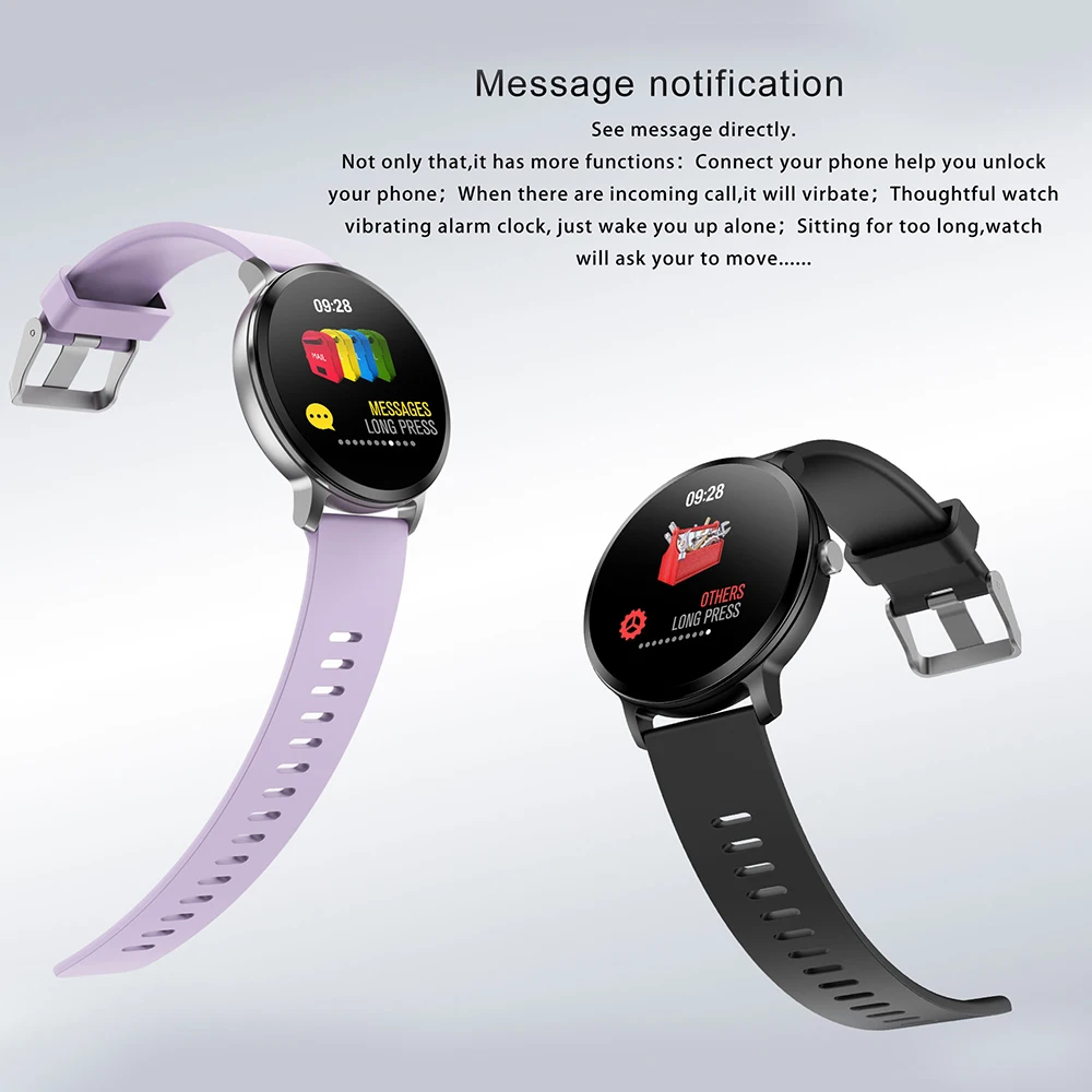 LEMDIOE V11 Smartwatch Для мужчин женщин 1 3 дюймов закаленное Стекло Экран IP67