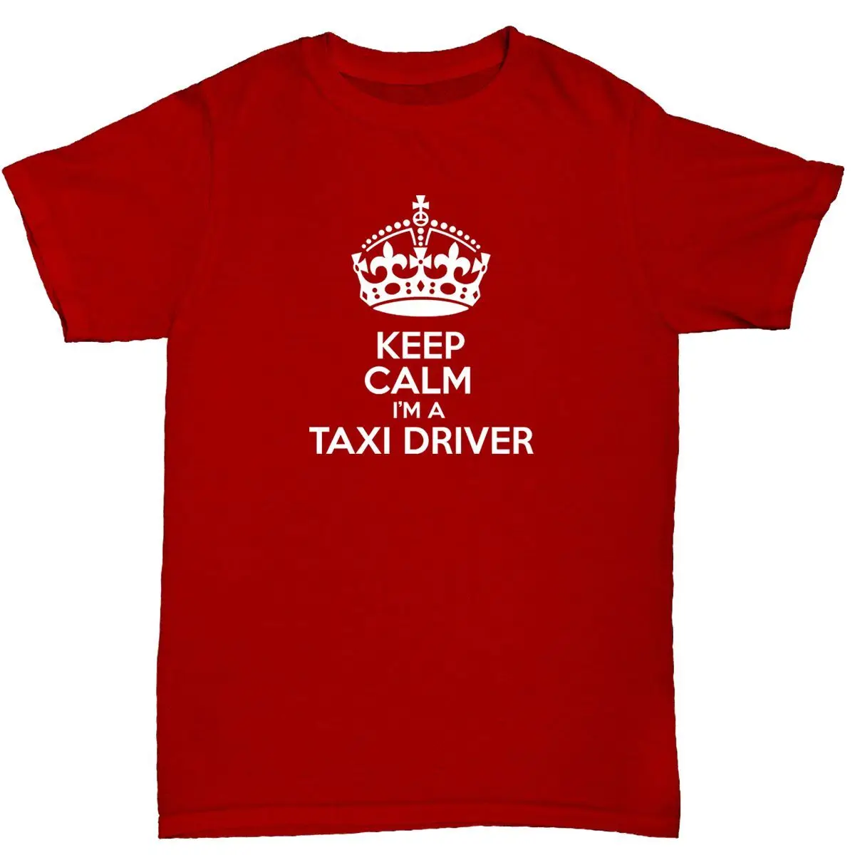 Keep calm i'm a taxi driver Мужская футболка humor birthday minicab cab Футболка с принтом мужские