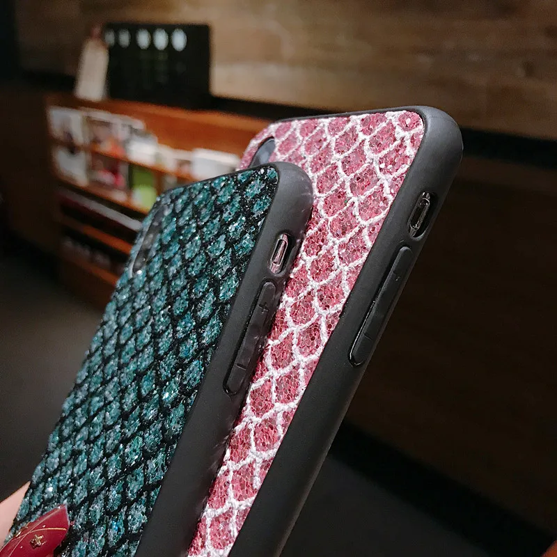 Рыбья чешуя чехол на мобильный телефон для samsung Galaxy S9 плюс S10 Lite S10E Крышка A7 2018 A10 A20