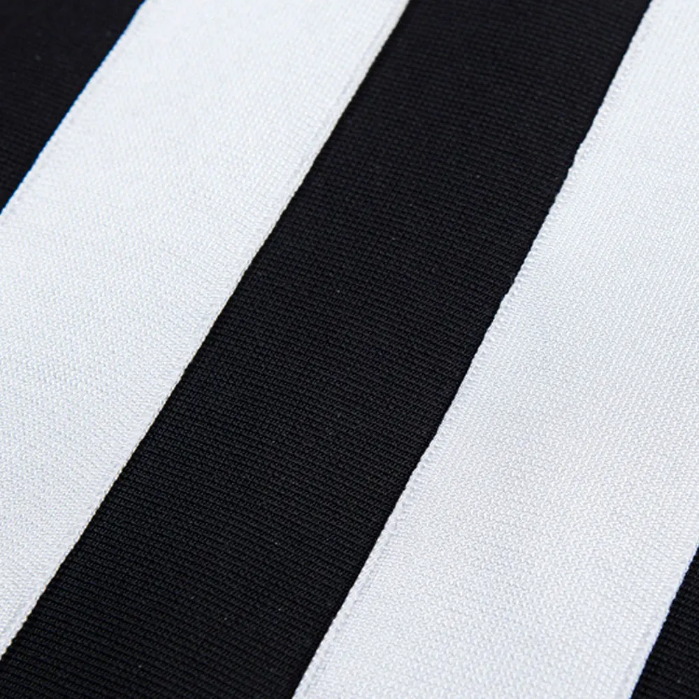 Черный и белый глубокий v образный вырез вискоза осень зима длинный рукав