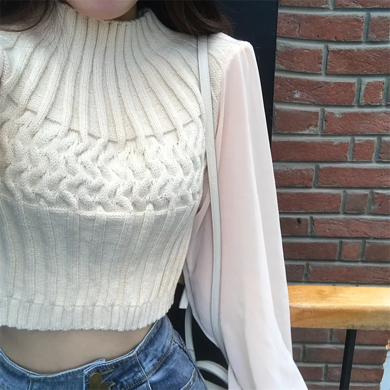 Vestidos дизайнер женская одежда вязание свитер Корея Весна Осень Зима бренд