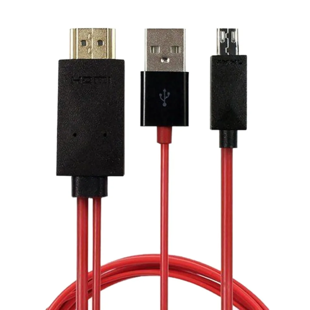 Кабель-адаптер MHL Micro USB на HDMI 1080P HD TV AV видеокабель адаптер 11 PIN для Samsung S5 S4