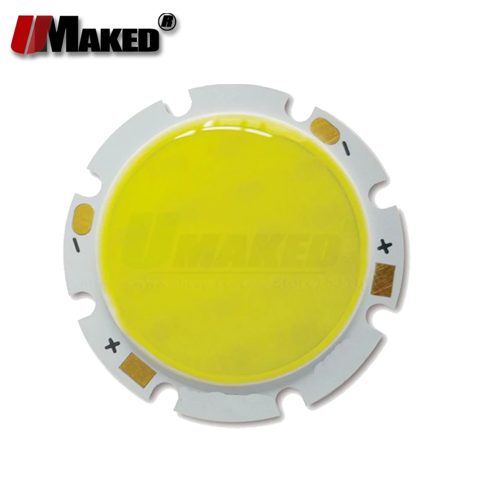 UMAKED COB Chip LED Light Ball 3 Вт 5 7 10 Dia28mm Genesis Photonics Integrated SMD диоды Светодиодные лампы