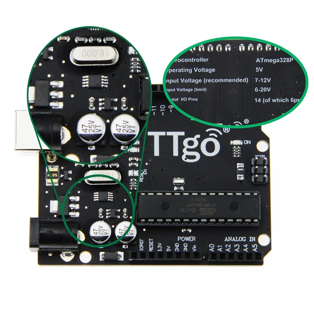 Стартовый набор TTGO UNO плата микроконтроллера модуль разработки проекта