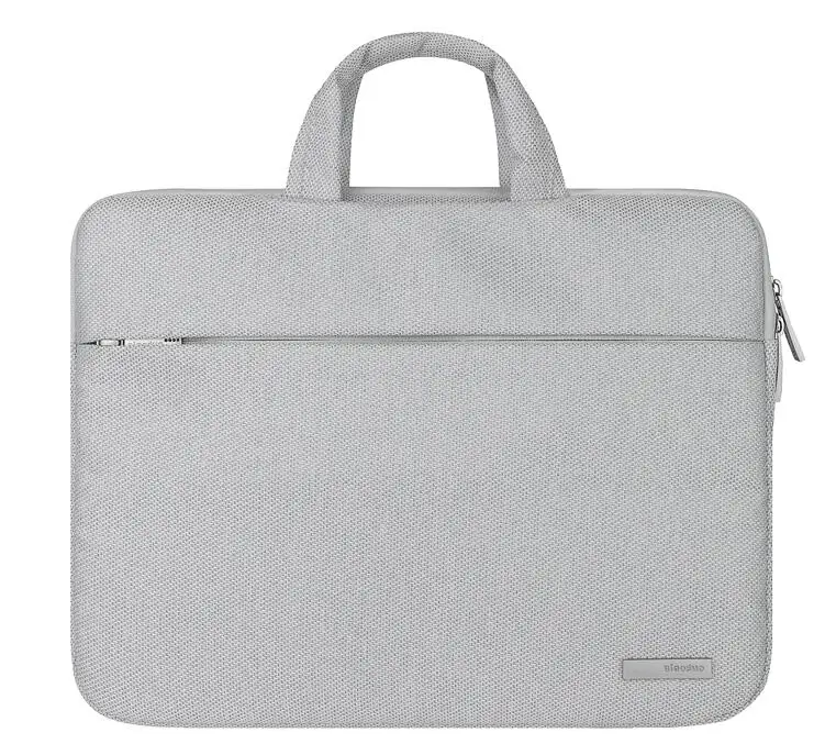 grey Сумка для ноутбука 11 13 15 15,6 дюймов, чехол для MacBook Air Pro Dell Asus lenovo hp 13,3 15,4, Прямая поставка - Цвет: grey