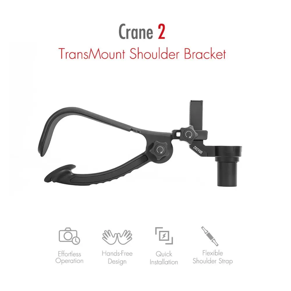 Zhiyun кран 2 плеча Поддержка кронштейн Hands Free гибкий плечевой ремень трансмаунт