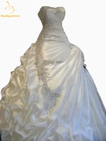 bealegantom gorgeous ball gown ruffles wedding dresses 2019 crystal beaded bridal gowns robe de mariee vestidos de novia qa1233