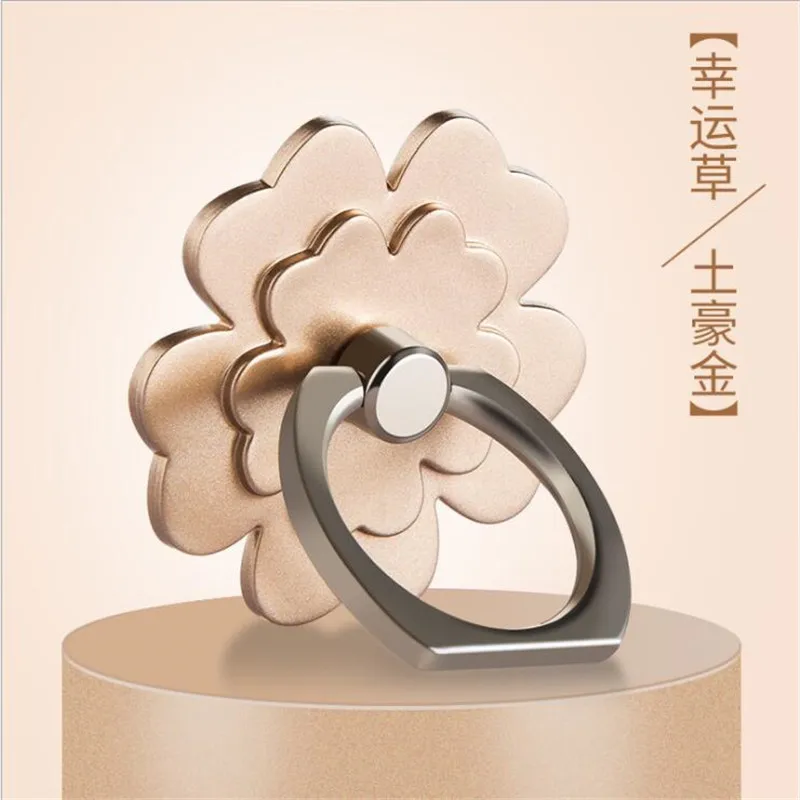 Flower gold JUSFYU lular роскошный Бэтмен алюминиевый сплав Металл Универсальный палец кольцо смартфон мобильный телефон для iPhone 6 Xiaomi8 держатель - Цвет: Flower gold