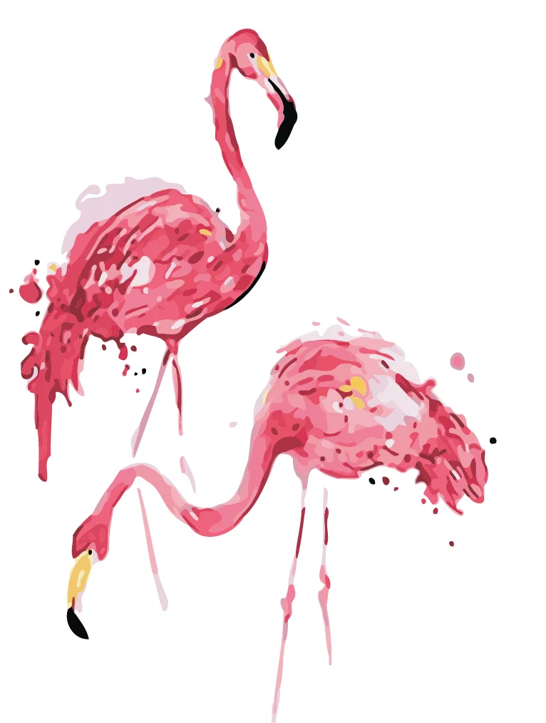 LIPHISFUN рукоделие алмазов картина 5d алмазная Вышивка Два Фламинго площадь дрель