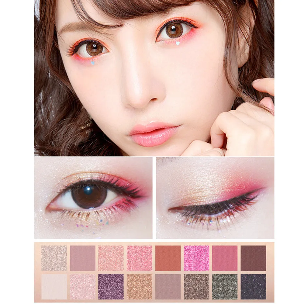 Модная палитра теней для век 9 цветов роскошный золотисто матовый блестящие тени