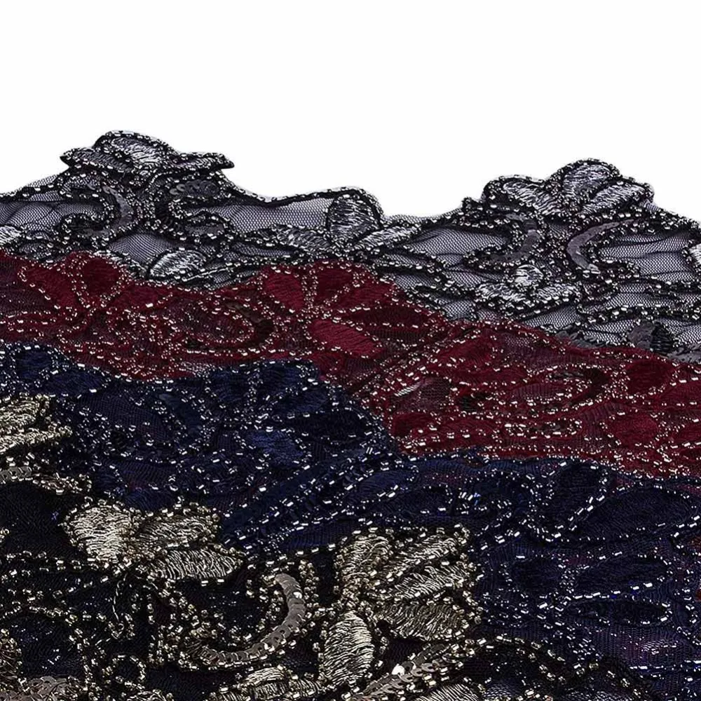 Шаль-Накидка женская в стиле арт-деко черная и золотая 1920 |