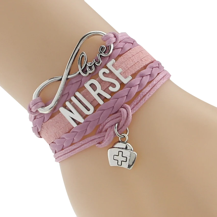 2019 Новое прибытие Бесконечность любовь браслет с надписью Nurse-лучшие браслеты