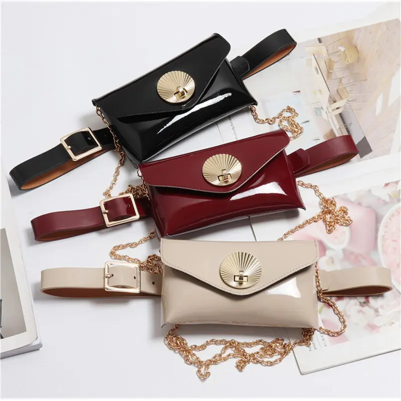 Gradosoo брендовые лакированные кожаные поясные сумки новая модная сумка через