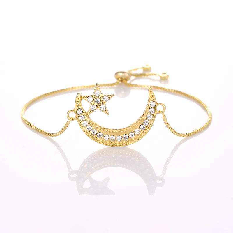 Оптовая продажа мусульманские браслеты Раман кареем Мубарак полумесяц