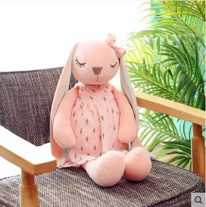 Новинка Модные плюшевые игрушки кролик кукла ушастого кролика Милая dollsleep для