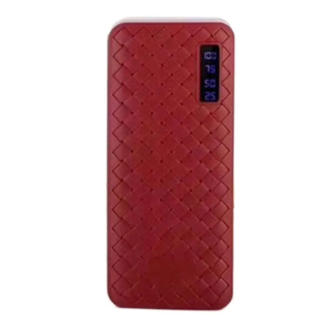 10000mAh Портативный внешний аккумулятор двойной USB Мобильный Внешний Внешнее