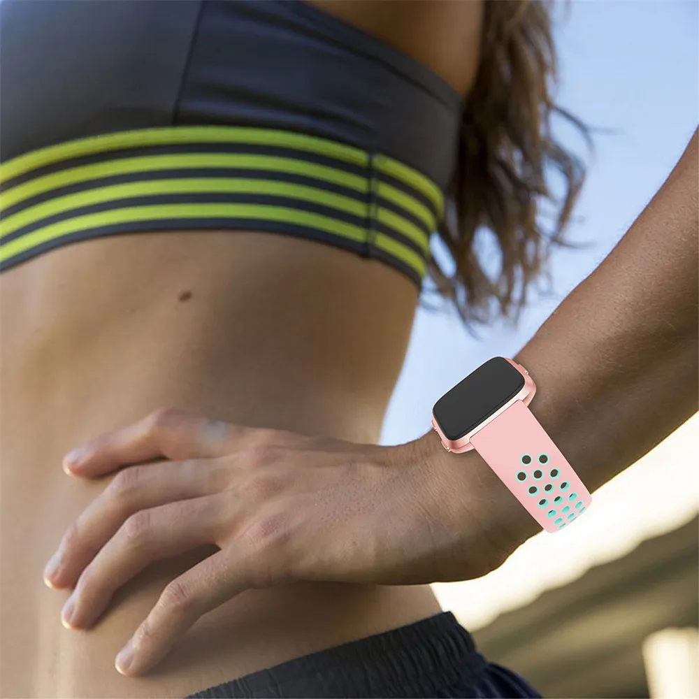 Ремешок для спортивных часов для fitbit versa band correa силиконовый браслет наручный браслет ремешок для ремня fitbit наручные часы аксессуары