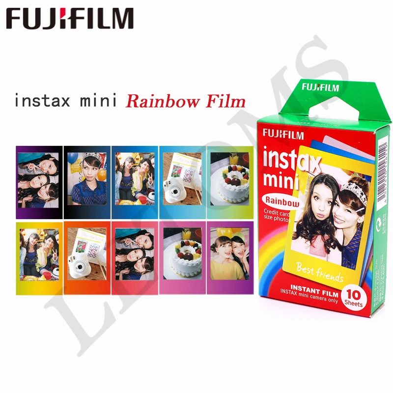 Фотобумага Fujifilm instax ALICE + с белыми краями и радугой 30 листов фотобумага для Instax Mini 8