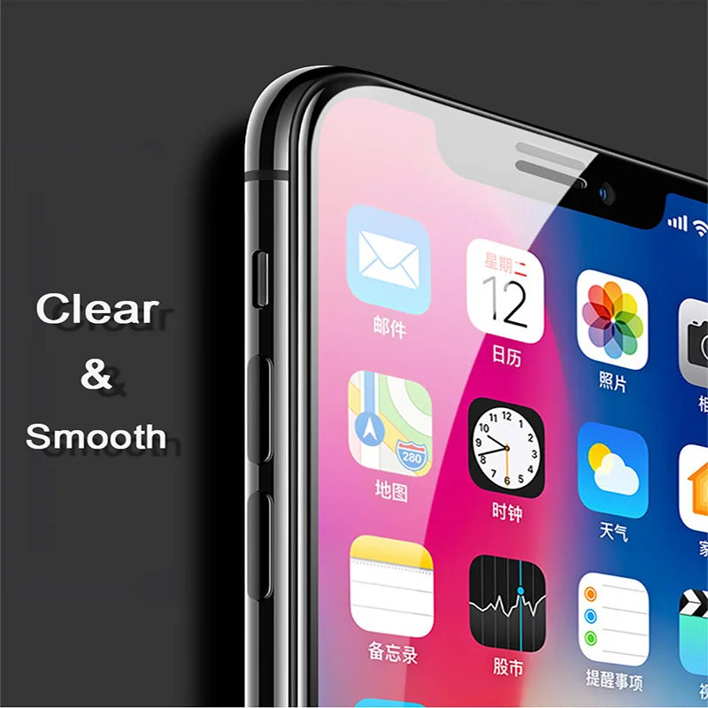 Закаленное стекло 5D с полным покрытием экрана для iPhone 7 6 6S 8 Plus X XS MAX XR | Мобильные