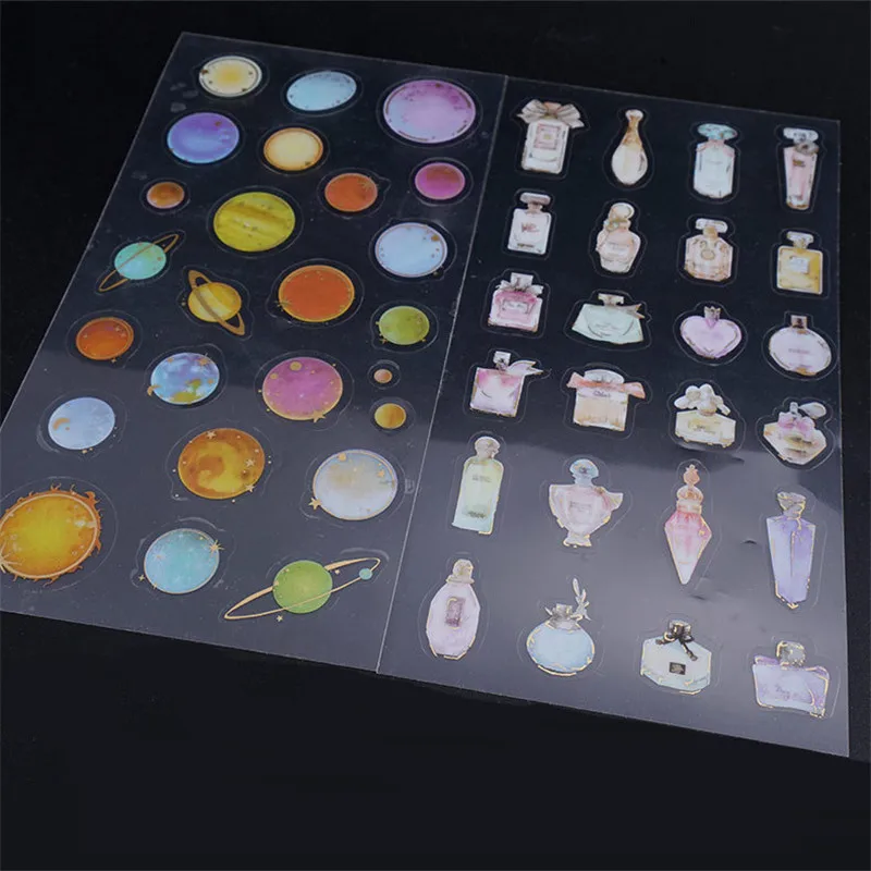 2 шт. милые духи планеты болтающиеся формы для изготовления серег наклейки Diy