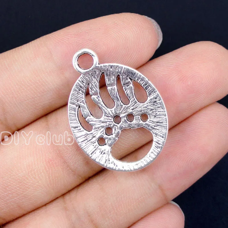 40 шт. подвеска в виде лапы 30x22 мм|charm pendant|paw charmbear claw charms |