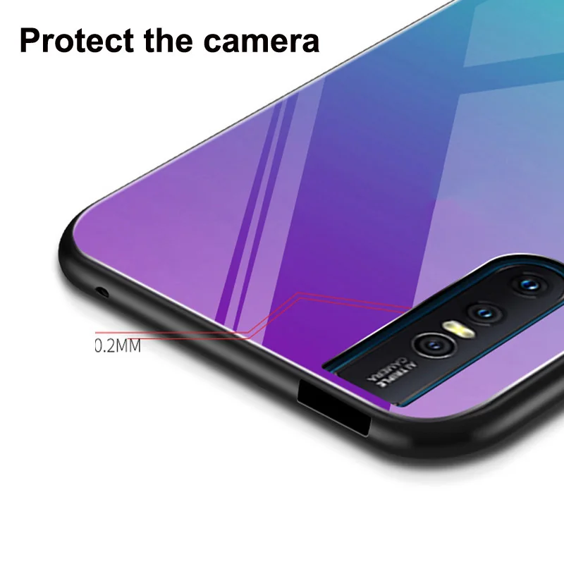 ДЛЯ vivo V15 Pro Чехол vivoV15Pro закаленное стекло чехол для телефона V15Pro Чехлы vivoV15 6 39