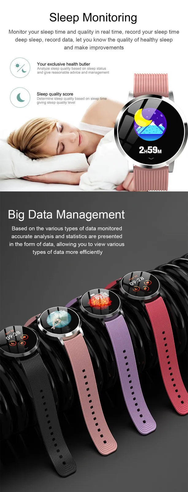 Beautyss LV09 Bluetooth монитор сердечного ритма кровяного давления Смарт-часы спортивные фитнес-трекер Смарт amazfit bip для Android IOS