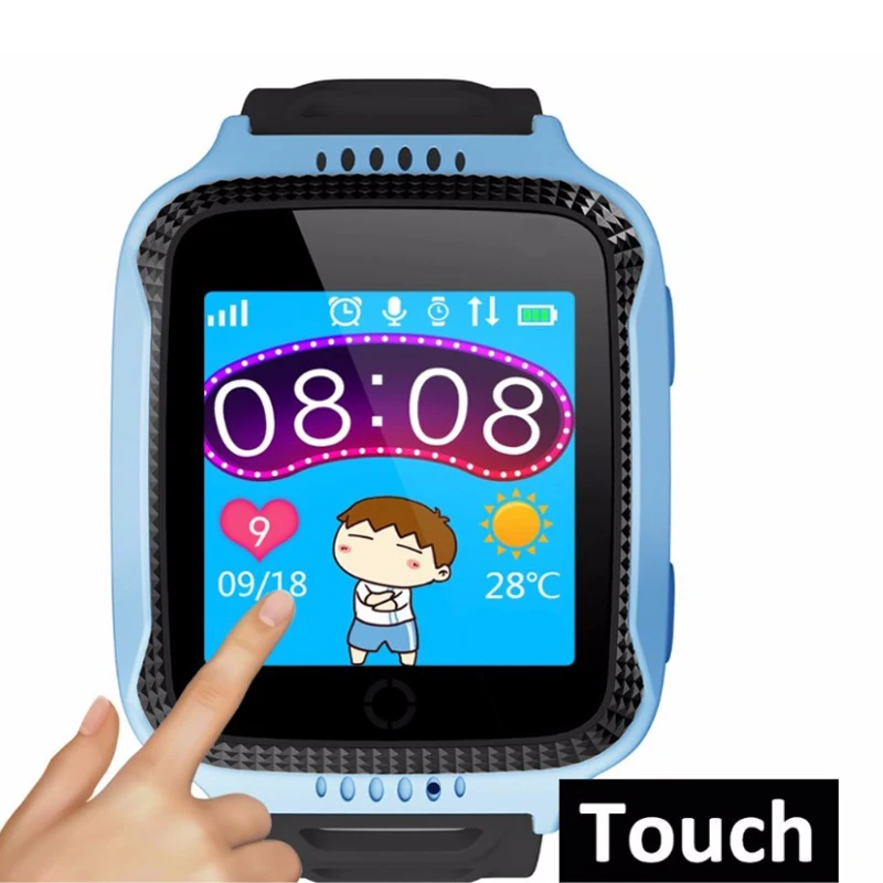Gps трекер для присмотра за детьми детские наручные часы Детские умные Q528 Y21 Камера