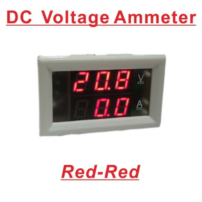 YB27VA DC0-100V Вольтметр Амперметр светодиодный Дисплей DC20A 50A 100A 200A 300A 500A 1000A цифровой светодиодный Напряжение измеритель величины тока черный, белый цвет