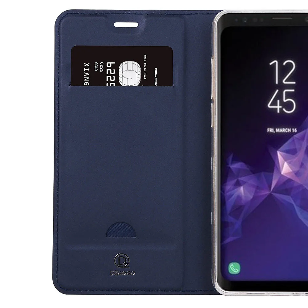Чехол-книжка из искусственной кожи серии DZGOGO ISKIN для Samsung S9 чехол ТПУ Galaxy Plus