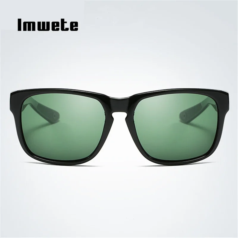 Imwete Polarized Lens Sunglasses Men Vintage Driving Sport Sun glasses Safety Protect Eyeglasses HD Goggles | Аксессуары для