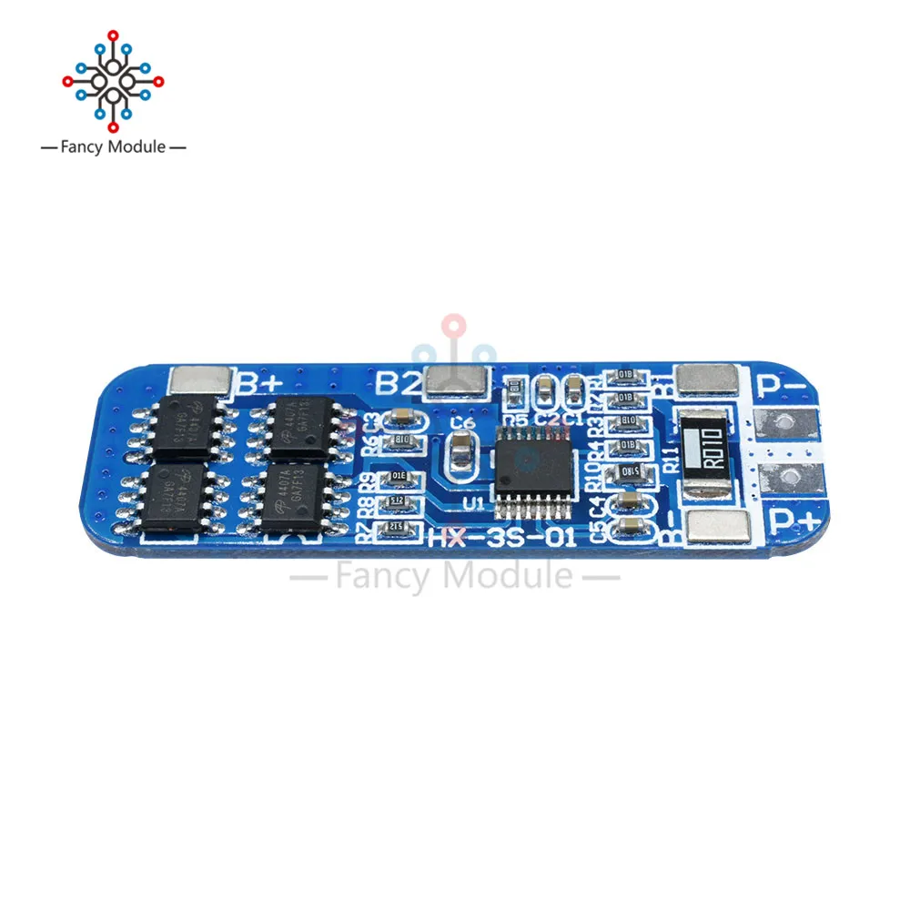 3S 12V 18650 10A BMS зарядное устройство литий-ионная батарея Защитная плата Монтажная плата 10,8 V 11,1 V 12,6 V электрическая