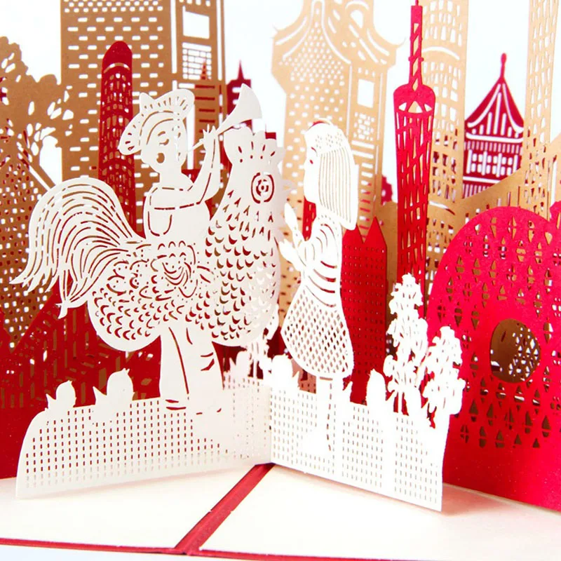 3D лазерная резка ручной работы резьба в городе Гуанчжоу бумажные