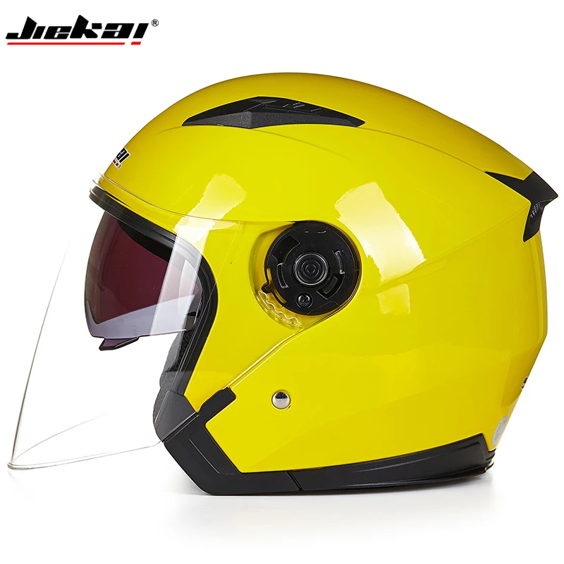 Оригинальный мотоциклетный шлем JIEKAI с двойным объективом летний/Зимний открытым - Фото №1