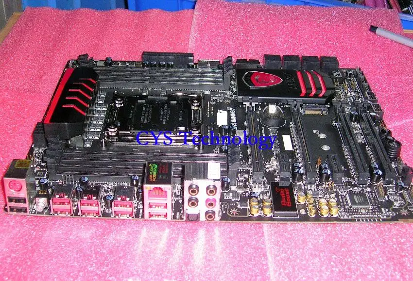 Бесплатная доставка по оригинальной MSI X99S GAMING 7 Материнская Плата 2011 V3 чипсет X99 DDR4