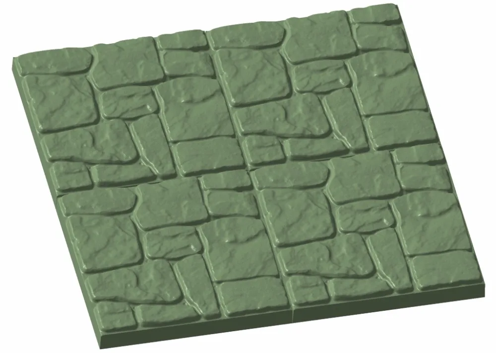 1 шт. пластиковые формы для тротуарной плитки бетонная плитка Каунас каменная