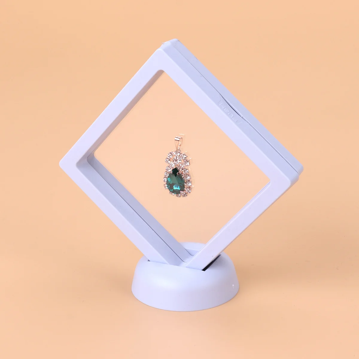 PIXNOR 3D плавающий рамка Shadow Box копилку Jewelry Дисплей Show Case шкатулки с круглым