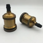 Золотая Бронза Ретро лампа Эдисона E27 E26 декоративный винтажный подвесной патрон