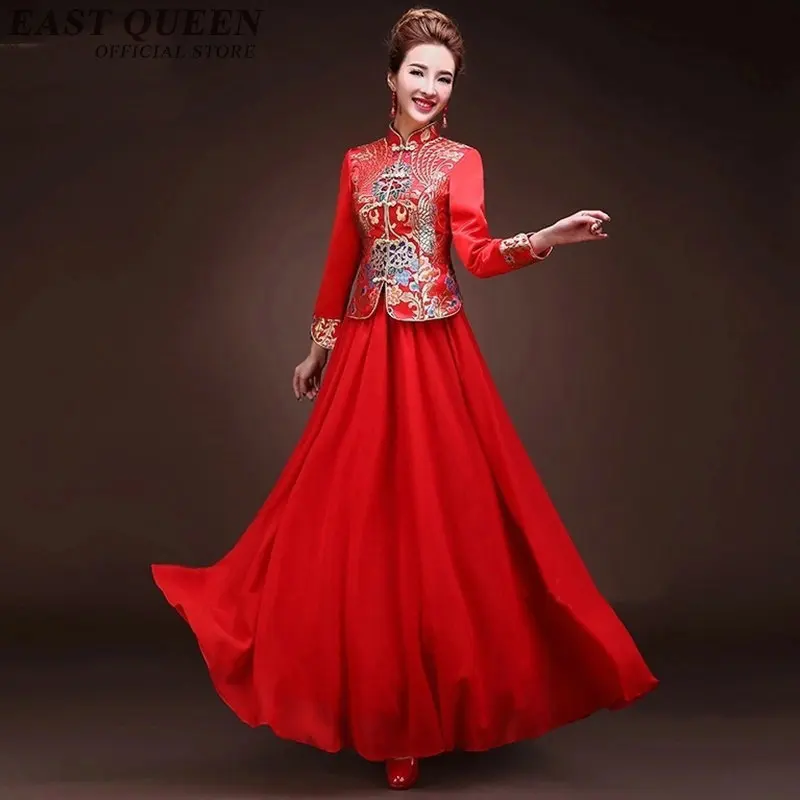 Вечерние китайское свадебное платье для вечеринки Cheongsam qipao китайское оригинальное платье китайская женская традиционная китайская одежда для женщин NN0943